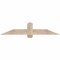 Ekena Millwork Eugene Smooth Timber Gable Bracket, Douglas Fir, 60"W x 12"H x 1 1/2"D x 5 1/2"F, 5/12 Pitch GBW060X12X0206EUG00SDF - alternate 1